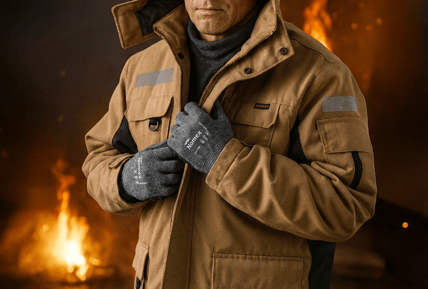 방염성과 
착용감의 균형