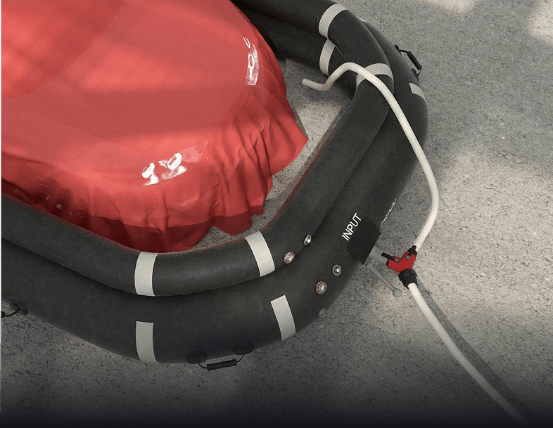 빠른 전개·운용 및 적은
소방용수