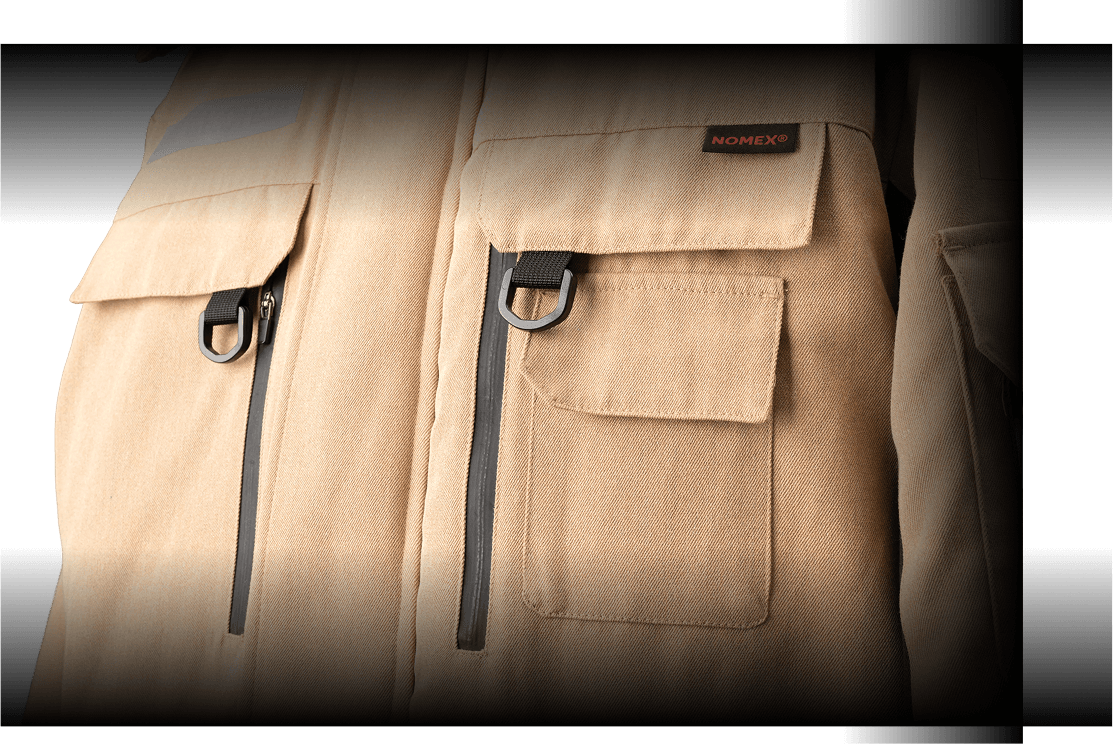 Nomex® 특유의 가벼움과 편안한 착용감